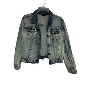 A.N.A. Classic Denim Jean Jacket Women’s Size XS – Medium Wash, Button Front
